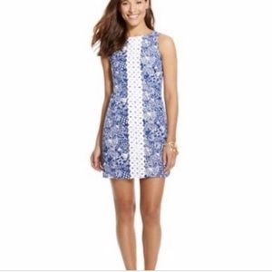 Lily Pulitzer blue and white dress